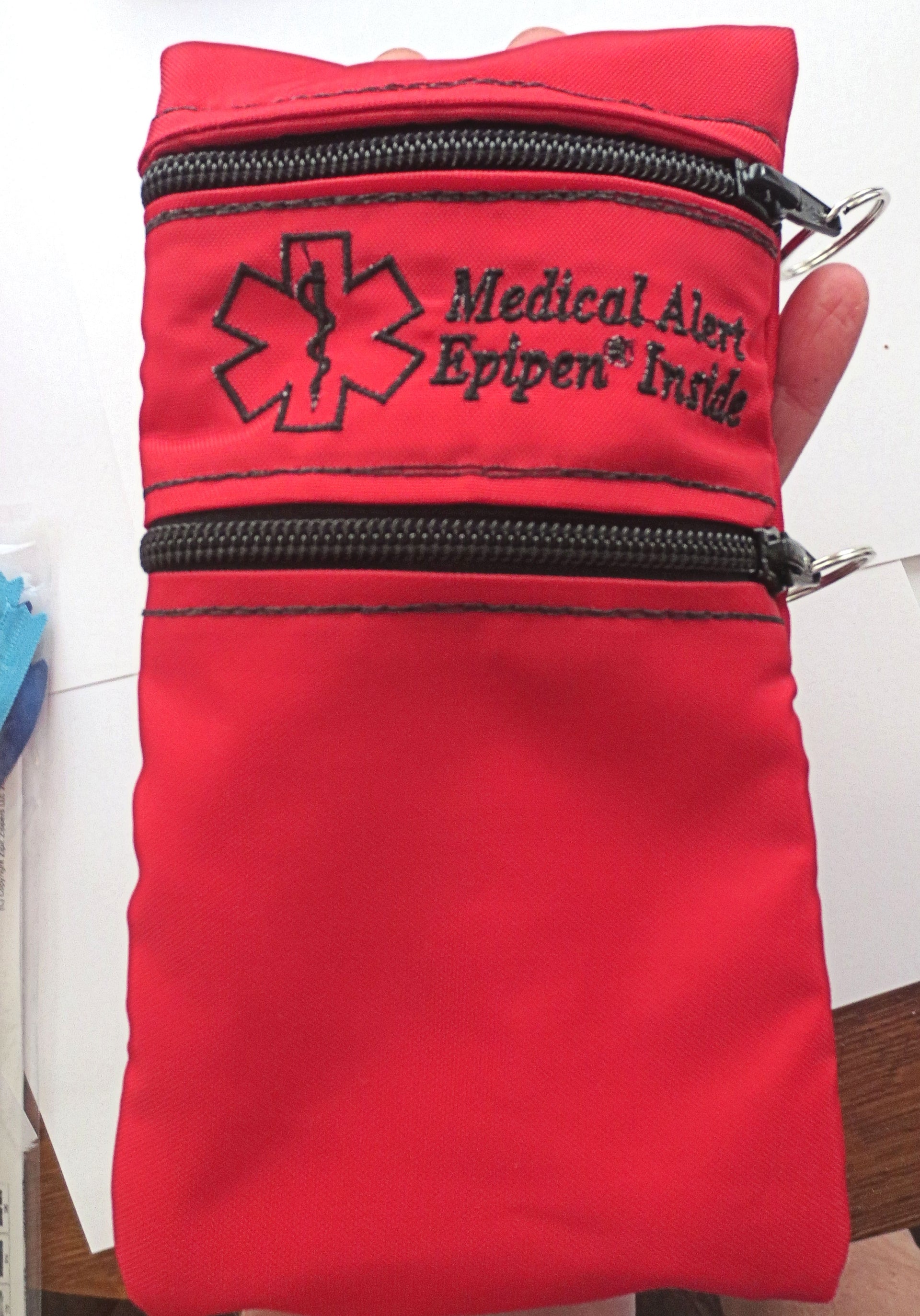 epipen ® insulated case carrier holder pouch for epipen ®, anapen ® auto-injector systems