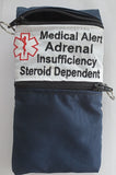 medical alert adrenal insufficiency weather proof case pouch carrier insulated zippered bag
