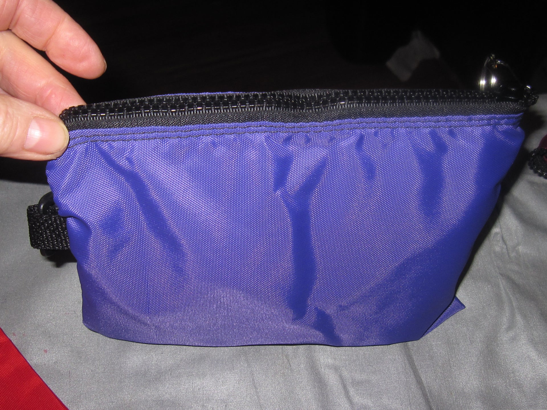 Nylon Zippered gusset pouches 3 sizes