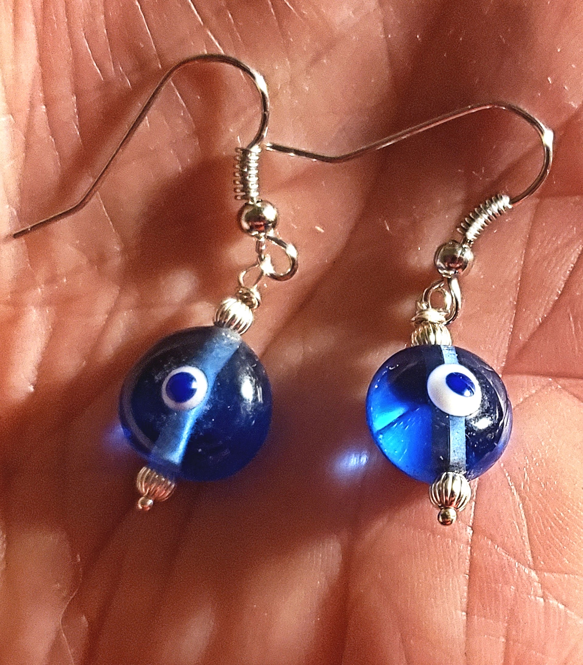 hamsa with evil eye pendant plus matching evil eye earrings earrings only hypoallergic