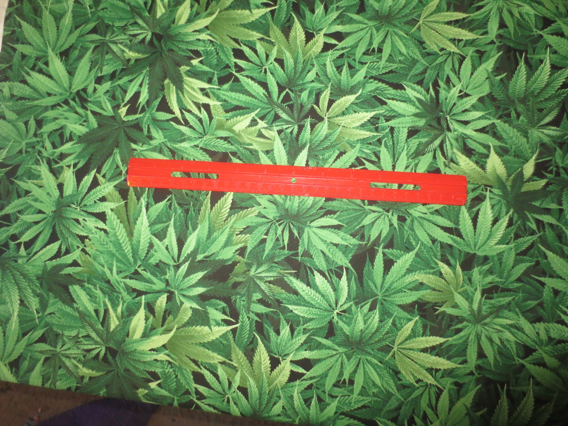 marijuana cotton fabric