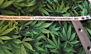 marijuana cotton fabric