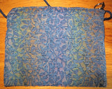 tapestry cross body purse --just the essentials tapestry purse -- mini wallet inside + phone slot --sling cross body waist wear viney warm weave
