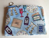 afikomen zippered lined case or bag seder ritual items / none