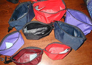 nylon zippered gusset pouches 3 sizes  small, medium and large options to add