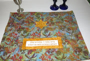 modern challah cover hamotzi blessing centerpiece mat earthy leaves