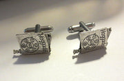 cufflinks sterling silver plated charms and components