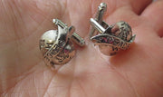 cufflinks sterling silver plated charms and components