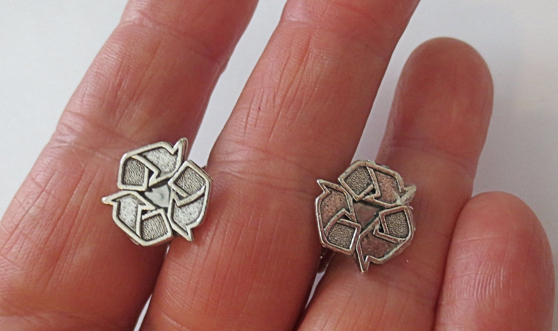 cufflinks sterling silver plated charms and components recycle