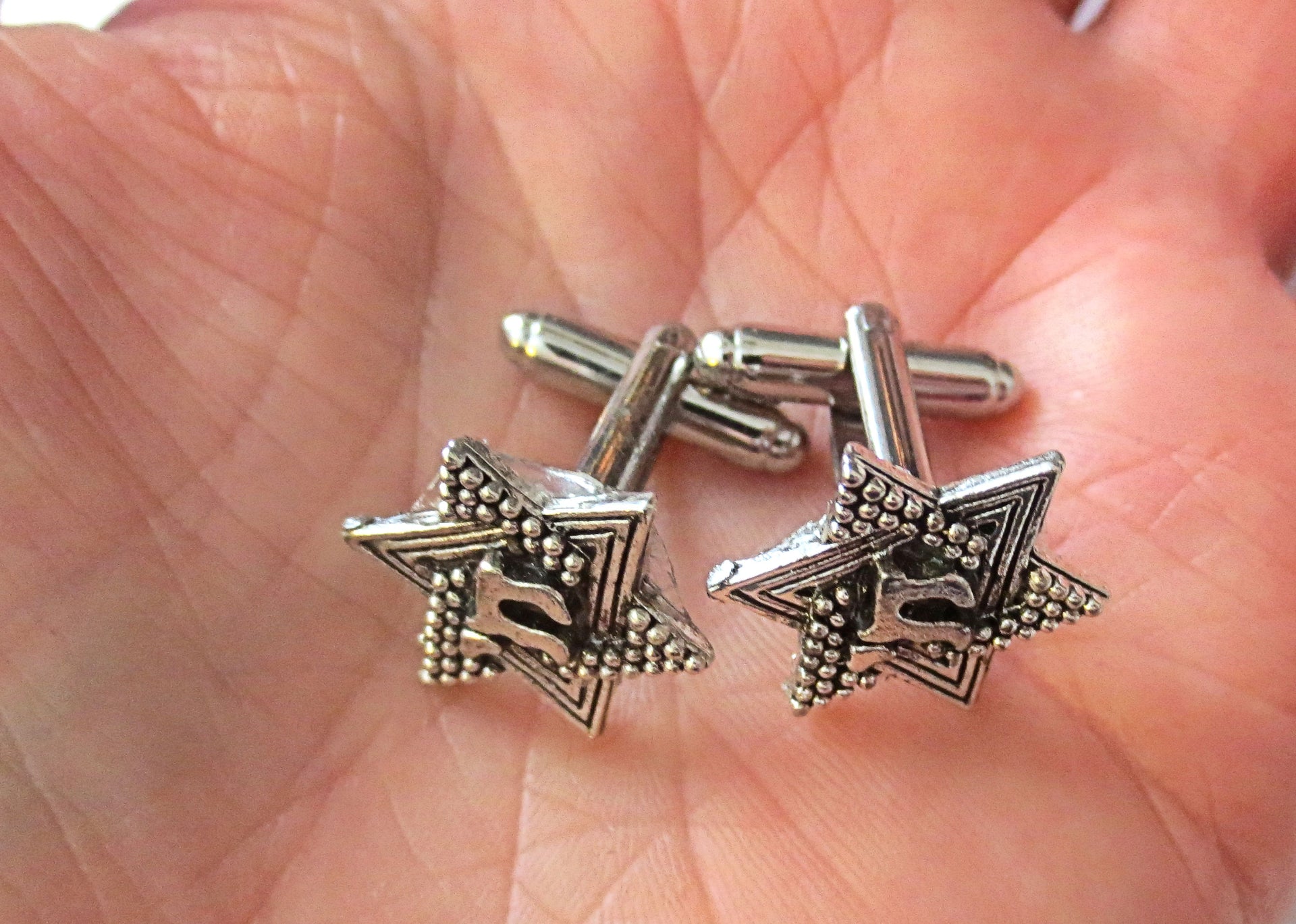 cufflinks sterling silver plated charms and components