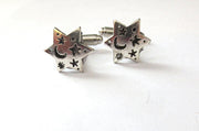 cufflinks sterling silver plated charms and components