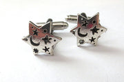 cufflinks sterling silver plated charms and components