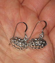 everyday judaica and shabbat silver earrings