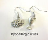 everyday judaica and shabbat silver earrings