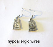 everyday judaica and shabbat silver earrings