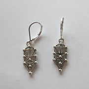 everyday judaica and shabbat silver earrings