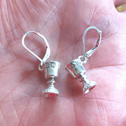 everyday judaica and shabbat silver earrings