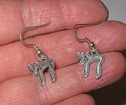 everyday judaica and shabbat silver earrings