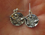 passover theme silver earrings seder plates / sterling silver posts