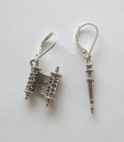 everyday judaica and shabbat silver earrings