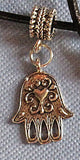 hamsa or hand of fatima simple silver pendants --- 4 different patterns hamsa with heart