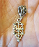shabbat judaica theme simple silver pendants sterling silver plated euro style kabbalah tree of life