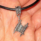 shabbat judaica theme simple silver pendants sterling silver plated euro style torah