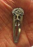 kippah clip with judaica charm handmade tree shaped tree of life