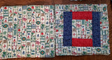 mahjong quilted reversible insulated place mats set of 2 great colors chinese mah jong game