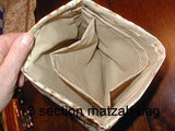 matzoh case holder with three sections for a beautiful seder table --- holds standard matzos