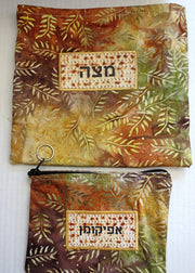wheat batik Passover set handmade