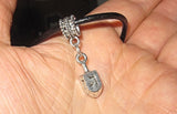 hanukkah or chanukah simple silver pendants --- menorahs and dreidels