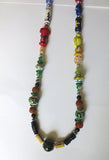 hand of fatima hamsa animal theme beaded long bohemian necklace