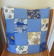 handmade Hanukkah pillow cover