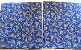 hanukkah quilted pillow cover patchwork dreidels menorahs metallic golds blues reversible