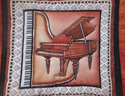 piano quilted pillow cover musical instruments music lovers