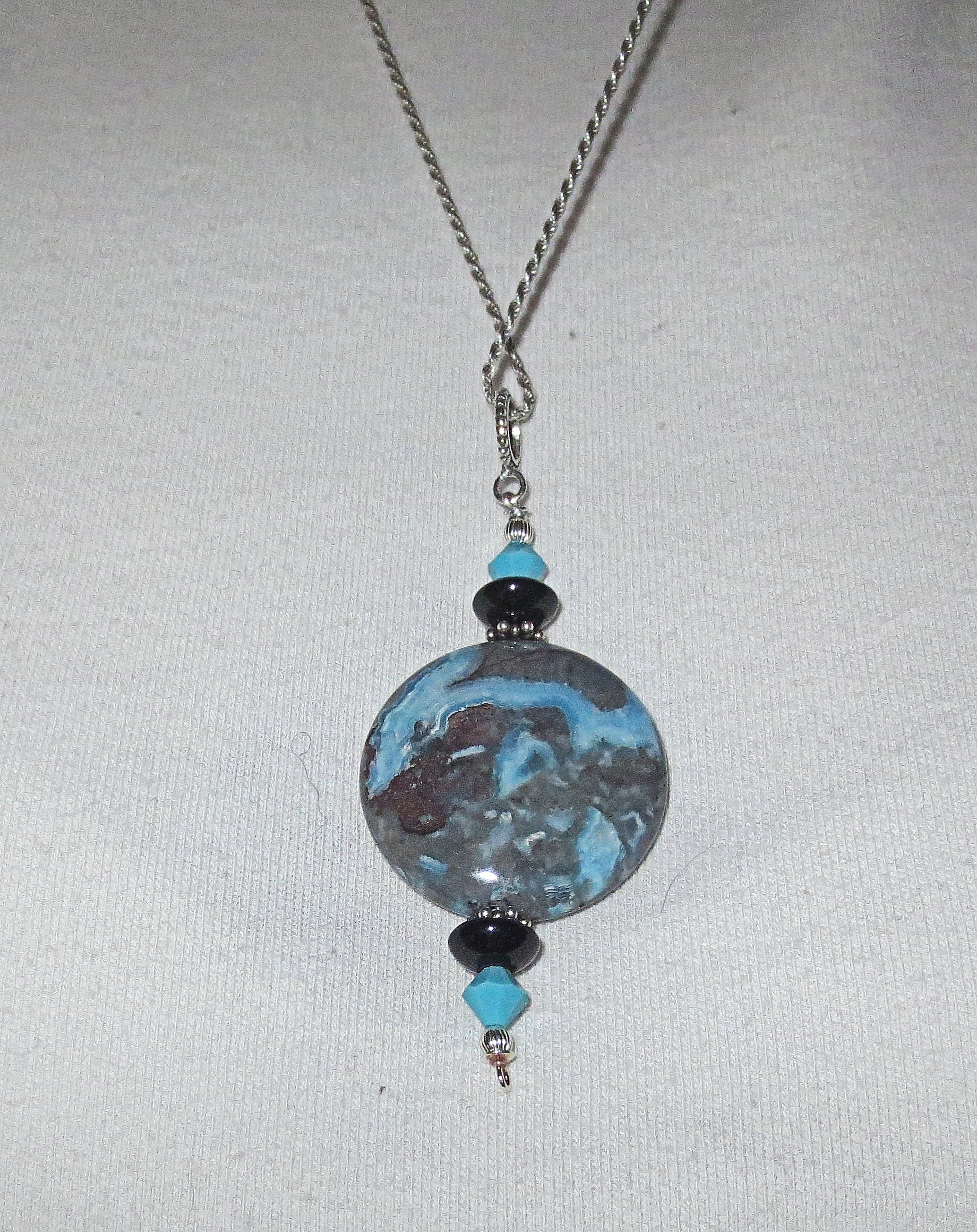 one of a kind gemstone sterling silver pendants