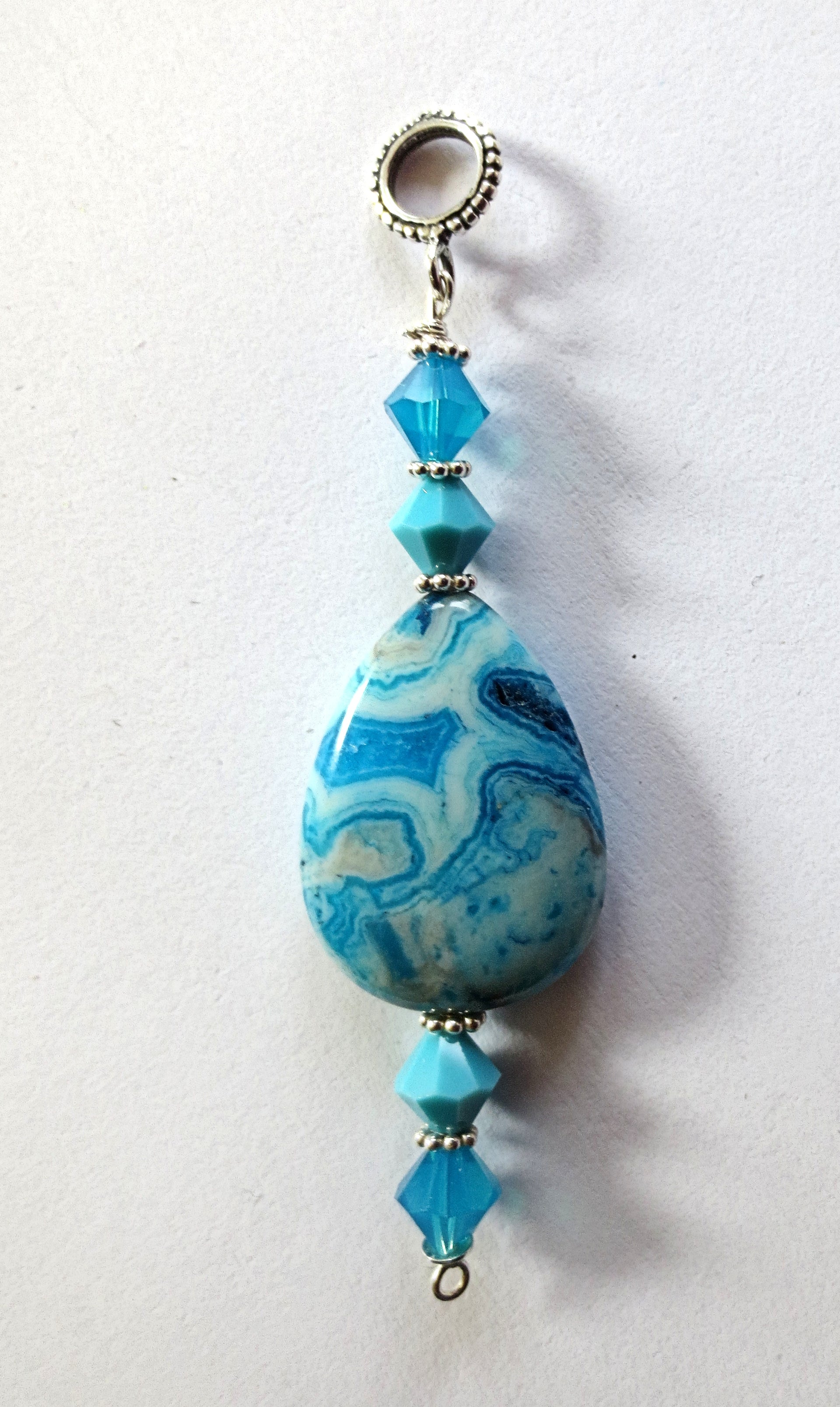 one of a kind gemstone sterling silver pendants