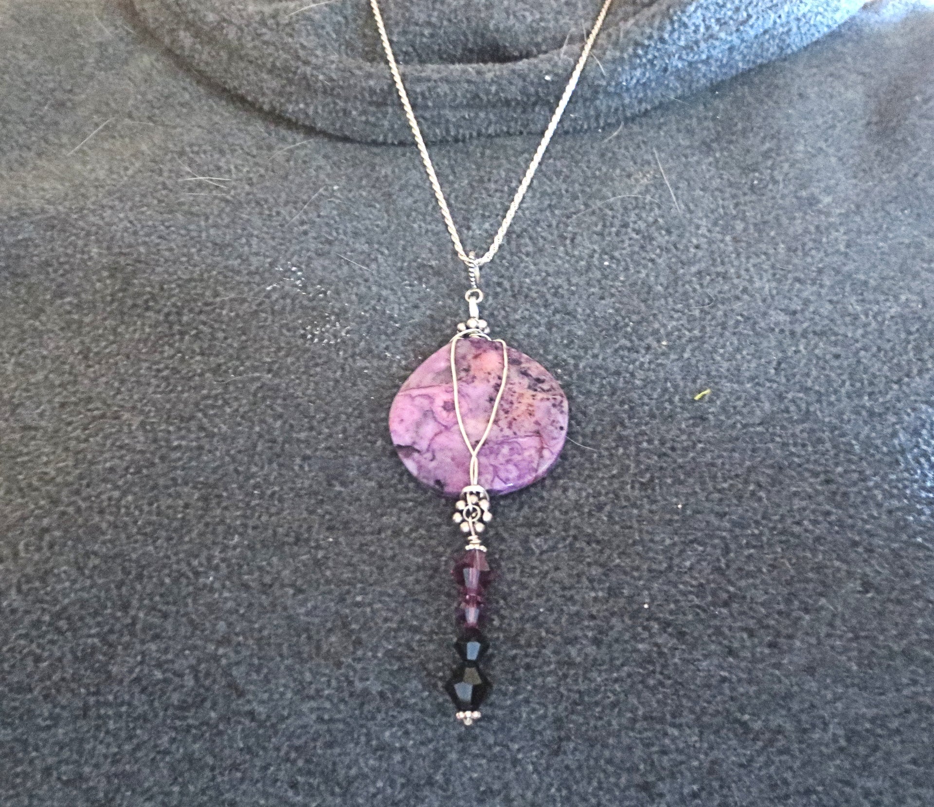 one of a kind gemstone sterling silver pendants