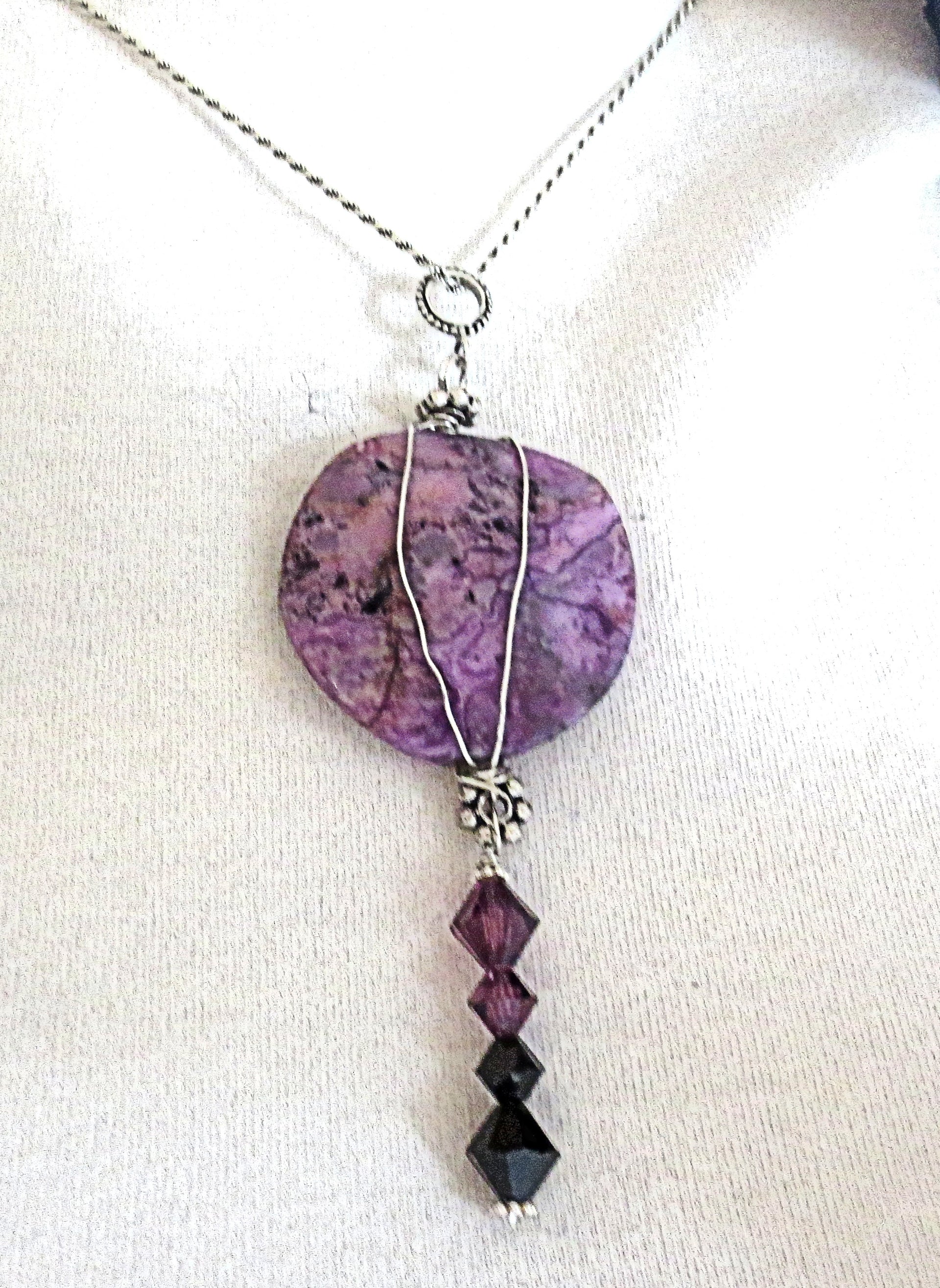 one of a kind gemstone sterling silver pendants