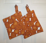 hanukkah pot holders or trivets thick double insulated handmade chanukah useful decorations
