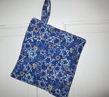 pot holders / trivets quilted thick double insulated useful home decor multitoss stars of david
