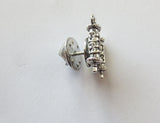 Tie tac or pin Judaica silver charm