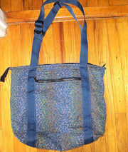 tapestry tote bag adjustable handles organizing large purse