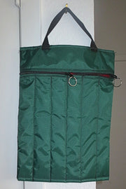 whistle case for high key whistles penny, tin, irish, fifes instruments 6 pockets / dark green / sling strap