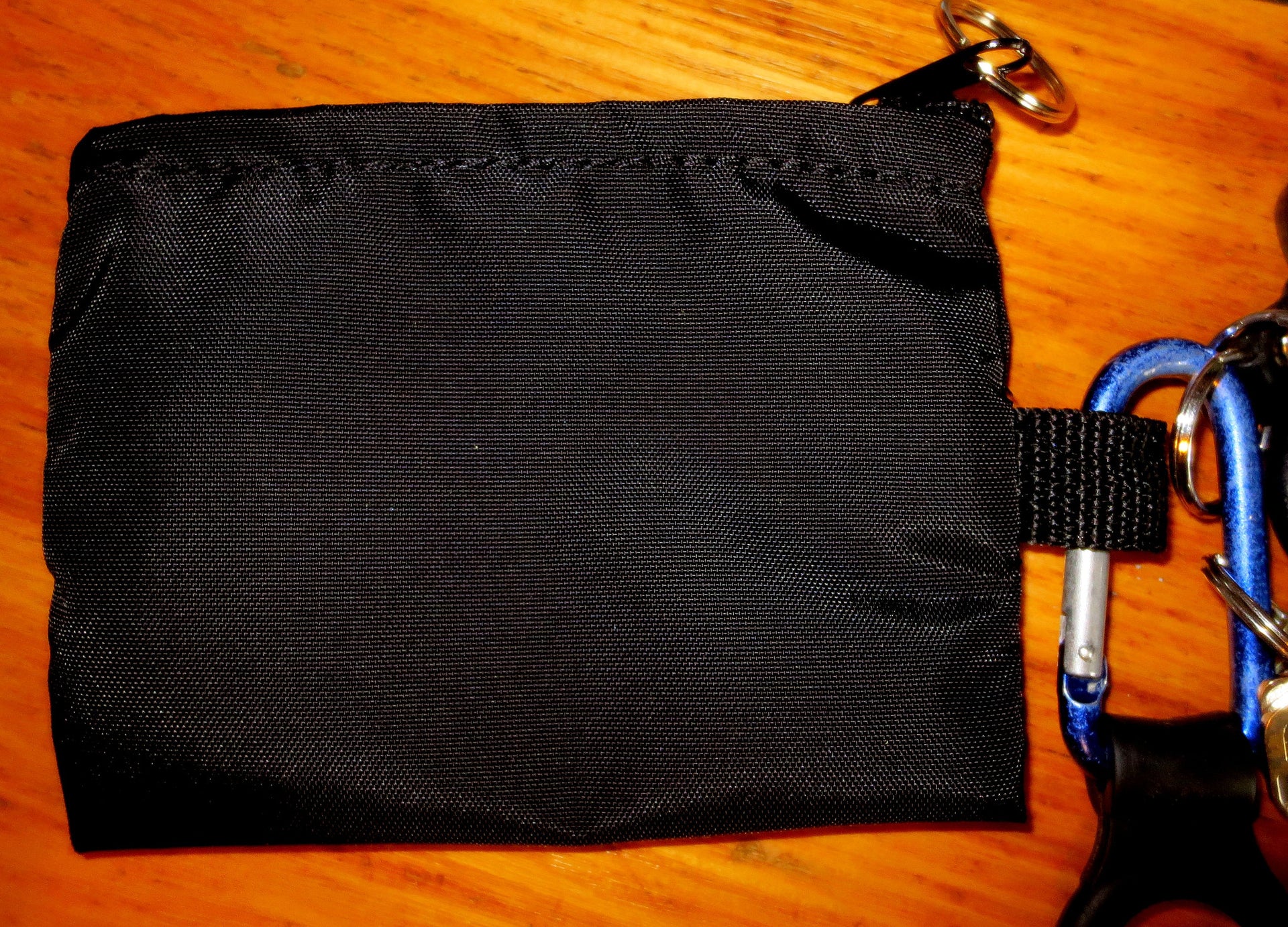 zippered pouches in two sizes extra small and small with choice of color and options to add