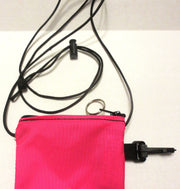 zippered pouches in two sizes extra small and small with choice of color and options to add