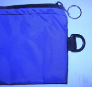 zippered pouches in two sizes extra small and small with choice of color and options to add