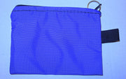 zippered pouches in two sizes extra small and small with choice of color and options to add